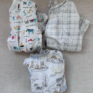 3 Magnetic Me pajamas - good condition, size 6-9 months (16-19 pounds)